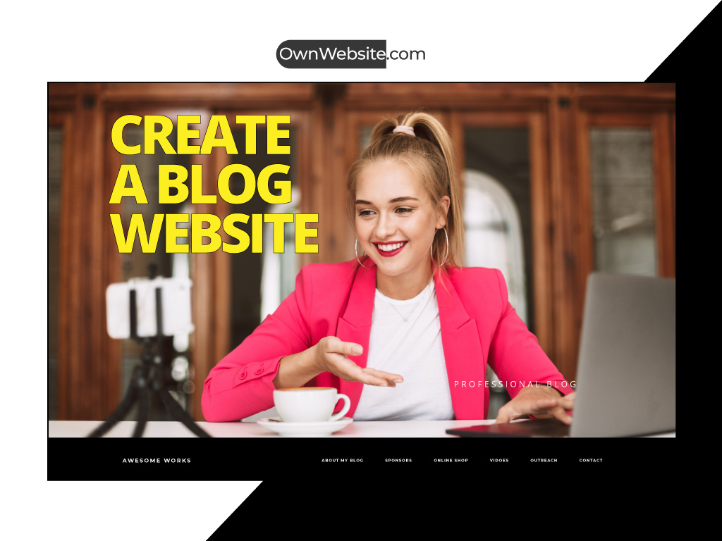 Create a blog and Host it Free on Ownwebsite