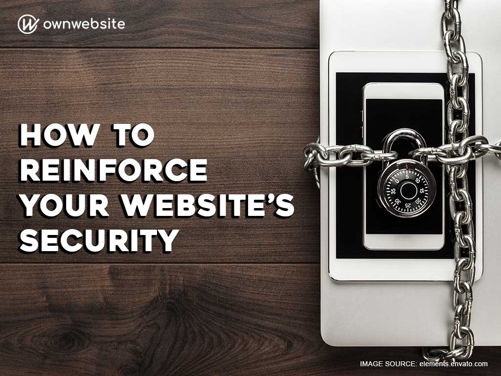 how to reinforce your websites security