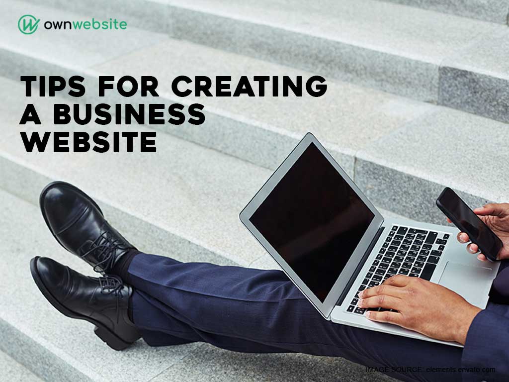 tips for creating a business website